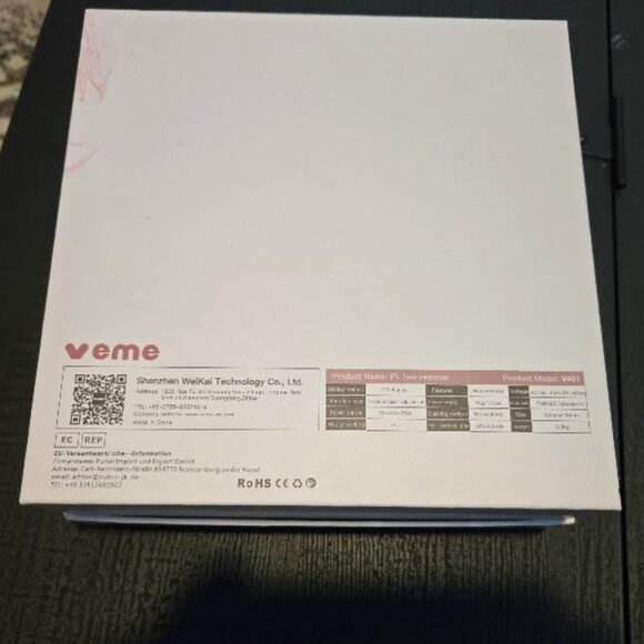 Never Used VEME IPL Permanent at Home Laser Hair Removal Device - Picture 6 of 11